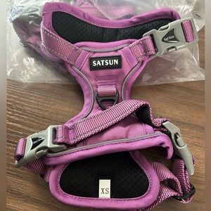 Satsun Purple Dog Harness S & XS